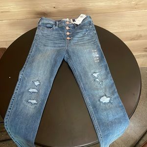Abercombie kids slim jeans 15/16 nwt